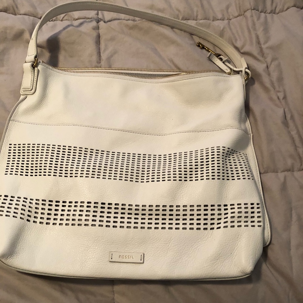 White Fossil bag